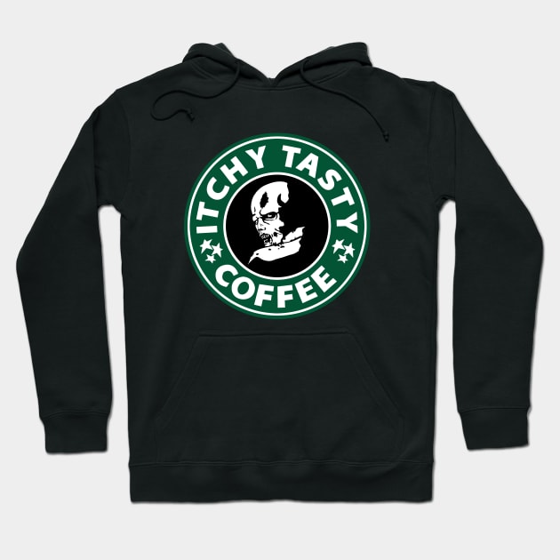 Itchy Tasty Coffee Hoodie by CCDesign